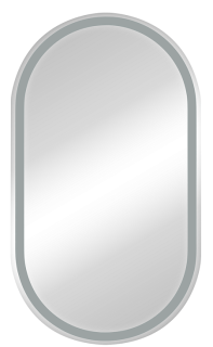 Зеркало-шкаф с подсветкой Continent Elmage White МВК047 45см белый